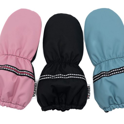 Tornedalshandsken Baby - Ljusrosa/Svart/Babyblå